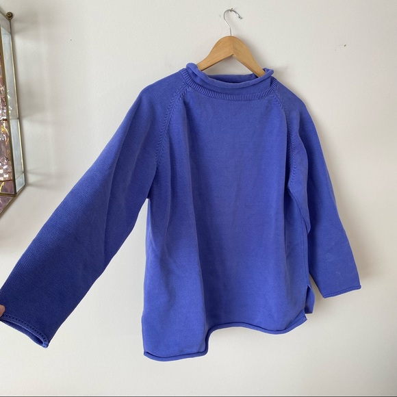 Vintage deep Purple Blur Turtle Neck Sweater - Picture 2 of 6